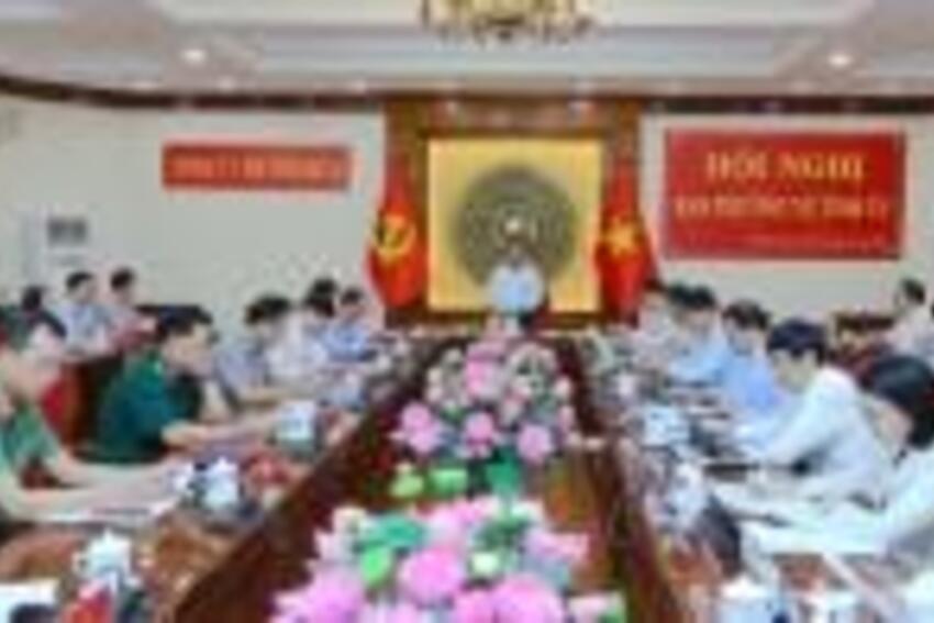 Thống nhất nội dung trình Kỳ họp thứ 35, HĐND tỉnh Thanh Hóa khóa XVIII