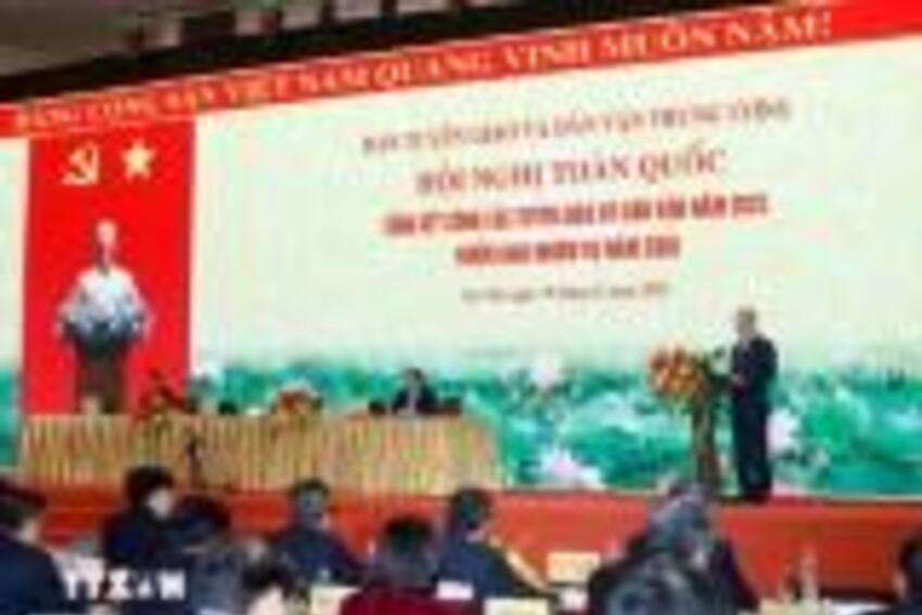 Toàn quốc tổng kết công tác tuyên giáo và dân vận năm 2025