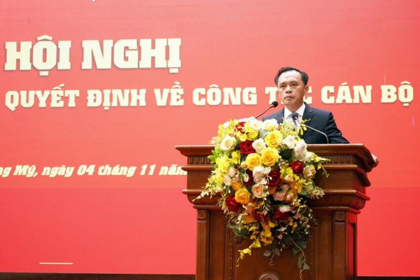 Đồng chí Phí Minh Hải được điều động, giữ chức Bí thư Đảng ủy phường Chương Mỹ