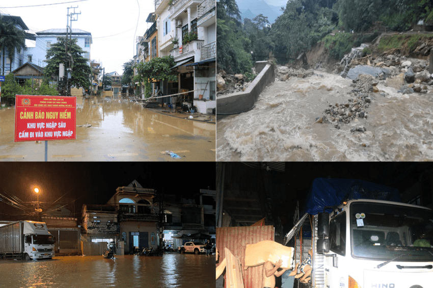 Chủ động ứng phó với mưa lớn, lũ, ngập lụt, lũ quét, sạt lở đất trên địa bàn tỉnh Lào Cai từ ngày 9/9 đến đêm 10/9