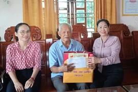 Phó Chủ tịch HĐND tỉnh Huỳnh Thúy Vân thăm, tặng quà các gia đình chính sách