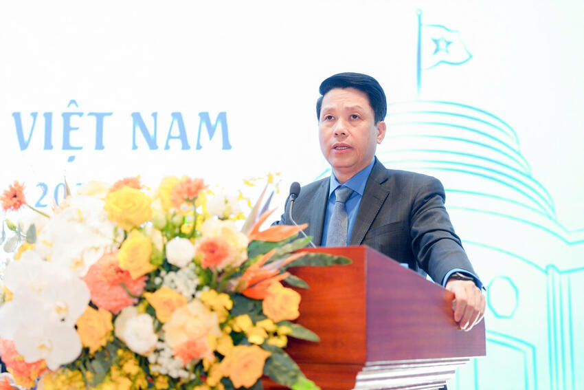 Phiên làm việc thứ Nhất Đại hội Công đoàn Ngân hàng Việt Nam Lần thứ VIII, nhiệm kỳ 2025 - 2030 diễn ra nghiêm túc, dân chủ