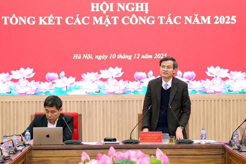Vụ Quản lý đào tạo, bồi dưỡng tổ chức Hội nghị tổng kết các mặt công tác năm 2025 và triển khai nhiệm vụ năm 2026