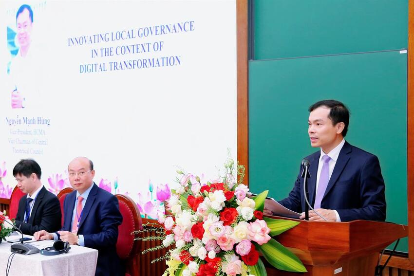 Hội thảo khoa học quốc tế “Quản trị địa phương trong bối cảnh chuyển đổi số: Kinh nghiệm quốc tế và hàm ý chính sách cho Việt Nam”
