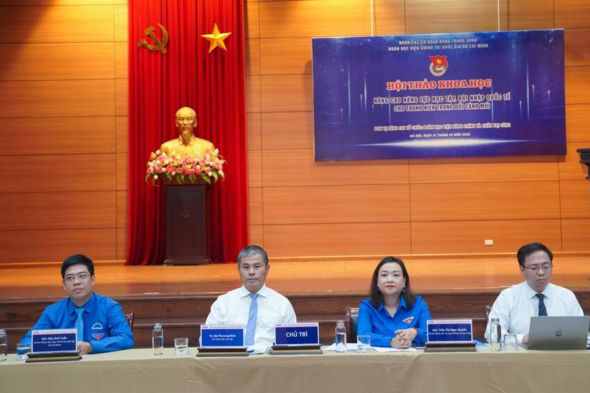 Hội thảo khoa học “Nâng cao năng lực học tập, hội nhập quốc tế cho thanh niên trong bối cảnh mới”