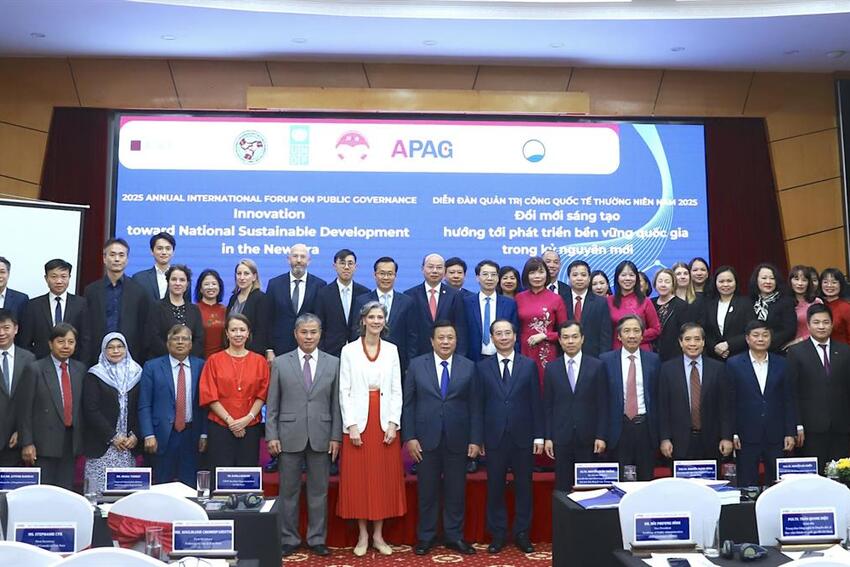 Diễn đàn Quản trị công quốc tế thường niên 2025 “Đổi mới sáng tạo hướng tới phát triển bền vững quốc gia trong kỷ nguyên mới”