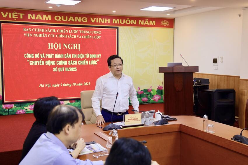 Công bố phát hành Bản tin quốc tế điện tử định kỳ  “Chuyển động chính sách, chiến lược” - Strategy E-bulletin