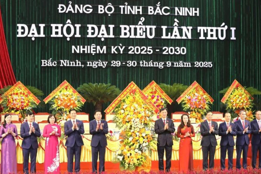 Đại hội đại biểu Đảng bộ tỉnh Bắc Ninh lần thứ I, nhiệm kỳ 2025-2030