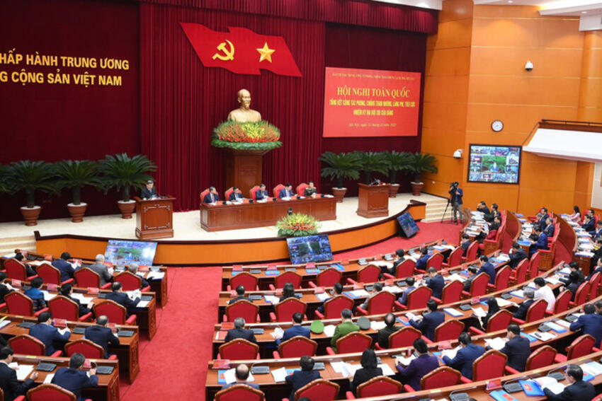 Tổng Bí thư Tô Lâm chủ trì Hội nghị toàn quốc tổng kết công tác phòng, chống tham nhũng, lãng phí, tiêu cực nhiệm kỳ Đại hội XIII của Đảng                                                                                         11/12/2025 18:15                                                 -