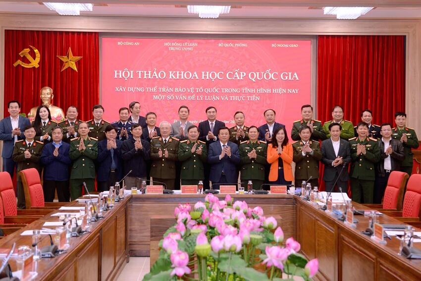 Hội thảo khoa học cấp quốc gia: “Xây dựng thế trận bảo vệ Tổ quốc trong tình hình hiện nay - Một số vấn đề lý luận và thực tiễn”