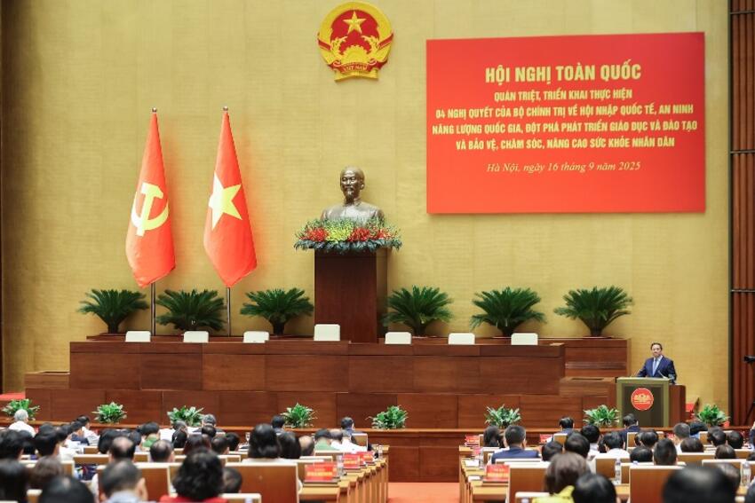 Hội nghị toàn quốc quán triệt, triển khai thực hiện 4 Nghị quyết của Bộ Chính trị