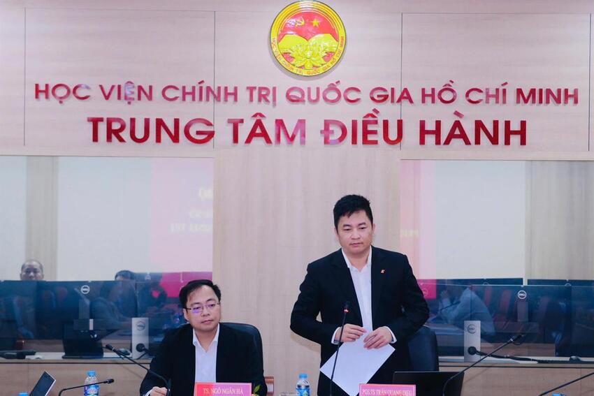 Toạ đàm khoa học cấp Bộ “Xây dựng và phát triển hệ sinh thái số phục vụ đào tạo, bồi dưỡng lý luận chính trị”