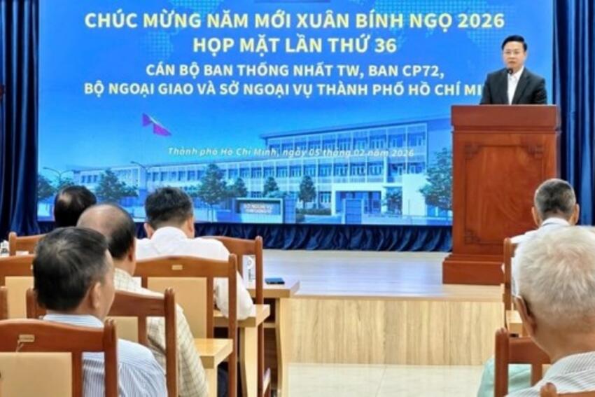 Sở Ngoại vụ TP. Hồ Chí Minh họp mặt truyền thống các cán bộ hưu trí, đón mừng Xuân mới