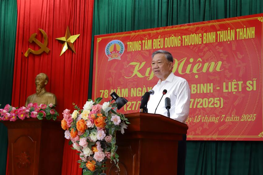 Bài viết của đồng chí Tổng Bí thư Tô Lâm: "Uống nước nhớ nguồn"                                                                                         29/07/2025 16:59                                                 -