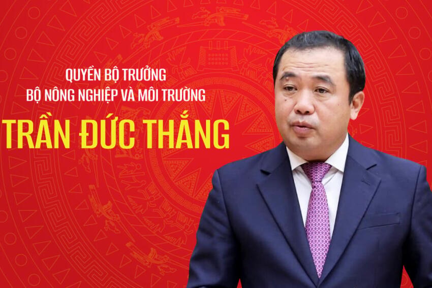 Tiểu sử quyền Bộ trưởng Bộ Nông nghiệp và Môi trường Trần Đức Thắng