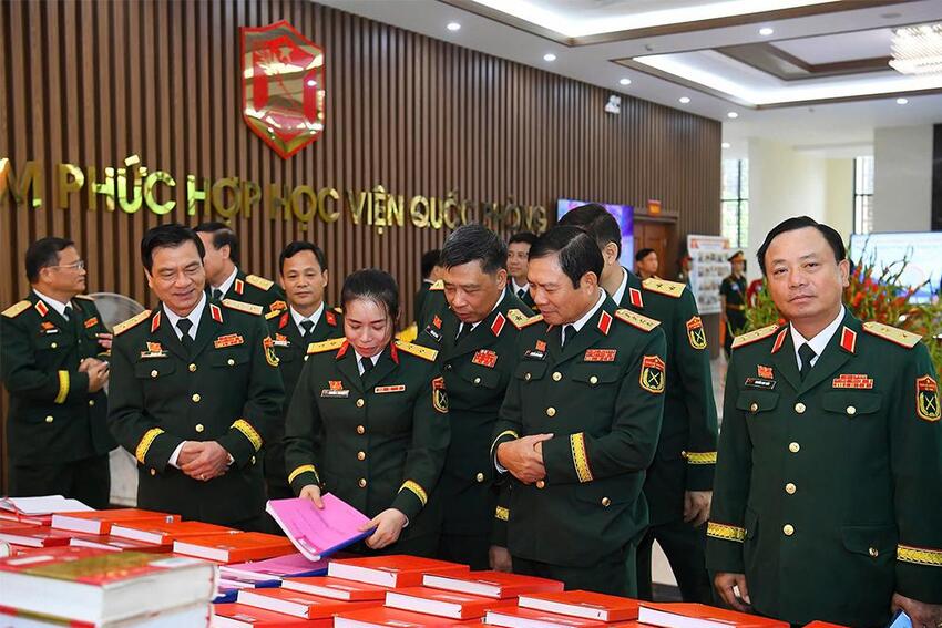 Đại tướng Nguyễn Tân Cương dự, chỉ đạo Đại hội Đảng bộ Học viện Quốc phòng nhiệm kỳ 2025 - 2030