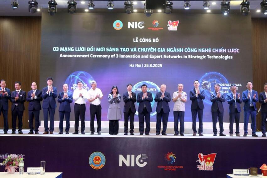 Thành lập 3 Mạng lưới Đổi mới sáng tạo và chuyên gia công nghệ chiến lược