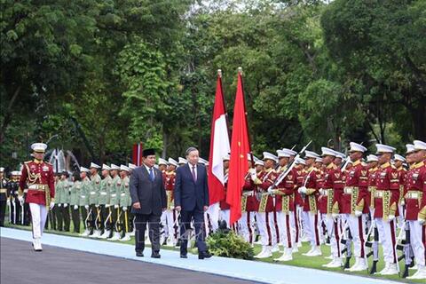 Lễ đón chính thức Tổng Bí thư Tô Lâm và Phu nhân thăm cấp Nhà nước tới Cộng hòa Indonesia