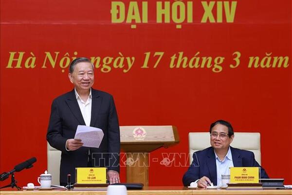 Tổng Bí thư Tô Lâm làm việc với Tiểu ban Kinh tế - Xã hội Đại hội XIV của Đảng