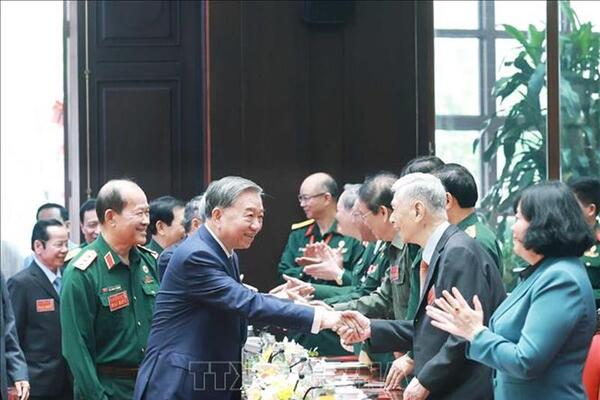 Tổng Bí thư Tô Lâm: Cựu chiến binh, cựu thanh niên xung phong, dân quân tự vệ luôn giữ vững ngọn lửa cách mạng