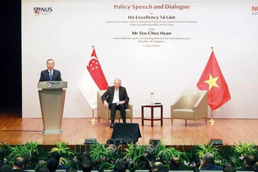 Phát biểu chính sách của Tổng Bí thư Tô Lâm tại Trường Chính sách công Lý Quang Diệu, Đại học Quốc gia Singapore