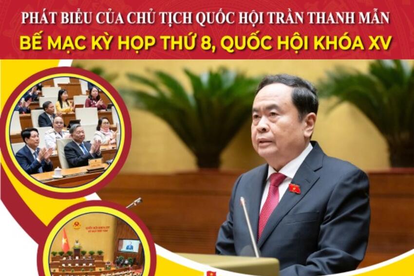 Phát biểu của Chủ tịch Quốc hội Trần Thanh Mẫn bế mạc Kỳ họp thứ 8, Quốc hội khóa XV