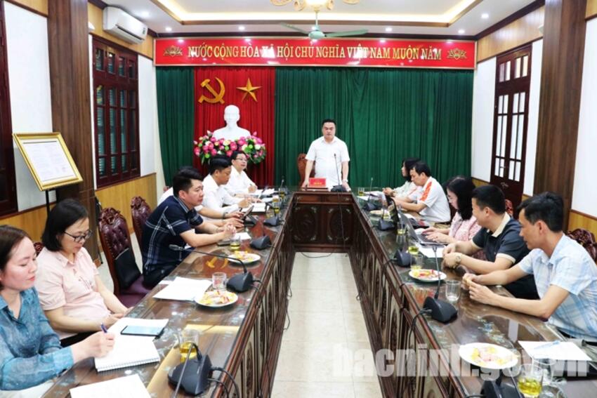 Thành phố Từ Sơn gặp mặt, thông tin về Lễ hội Đền Đô Xuân Ất Tỵ 2025