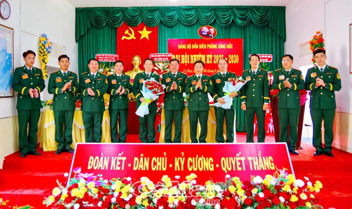 Đại hội Đảng bộ Đồn biên phòng Sông Đốc thành công tốt đẹp