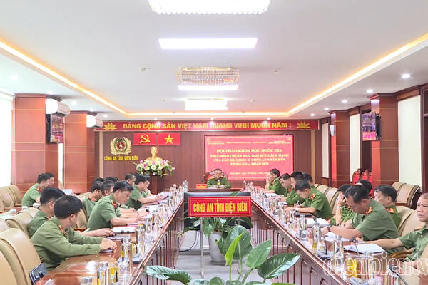 Hội thảo thực hiện chuẩn mực đạo đức cách mạng của cán bộ, chiến sĩ Công an Nhân dân