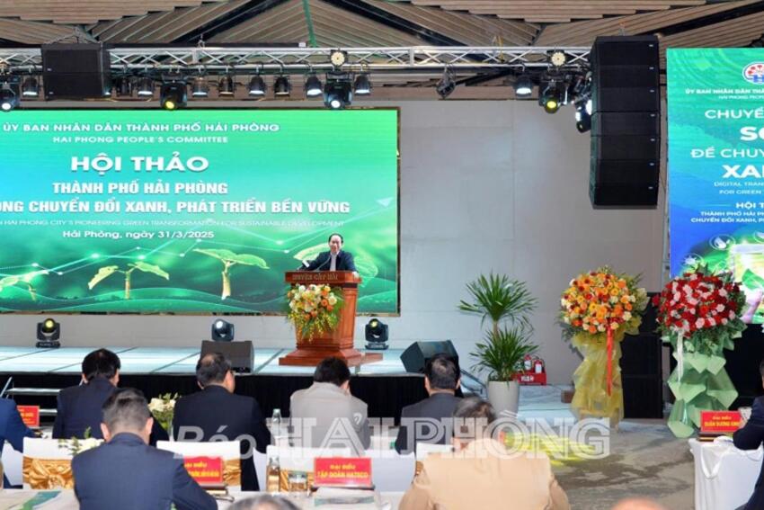 Hải Phòng tiên phong chuyển đổi xanh, phát triển bền vững