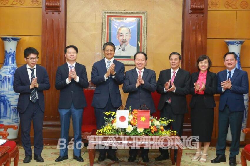 Tăng cường hơn nữa hợp tác giữa Hải Phòng với các doanh nghiệp, đối tác Nhật Bản