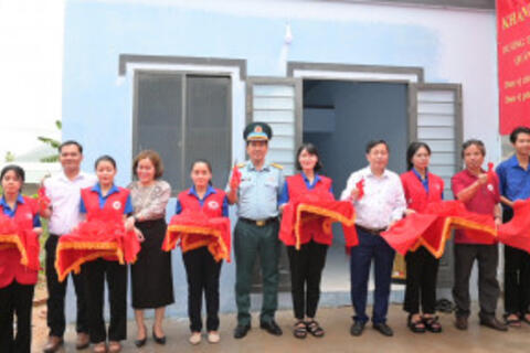 Khánh thành nhà Đại đoàn kết cho người dân khó khăn tại xã Suối Cát