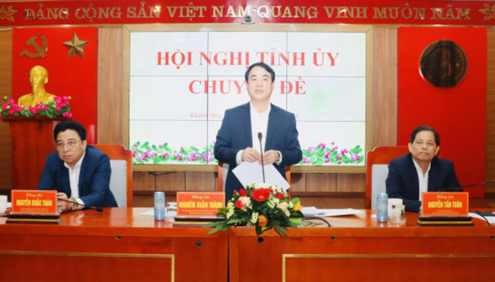 Hội nghị Tỉnh ủy chuyên đề về sắp xếp bộ máy của các tổ chức đảng và điều chỉnh, bổ sung phương án sắp xếp tổ chức bộ máy của hệ thống chính trị tỉnh
