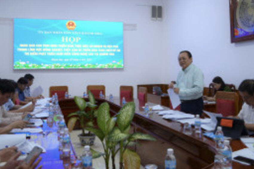 Đẩy nhanh tiến độ triển khai, hoàn thành các nhiệm vụ đột phá trong lĩnh vực nông nghiệp, thủy sản
