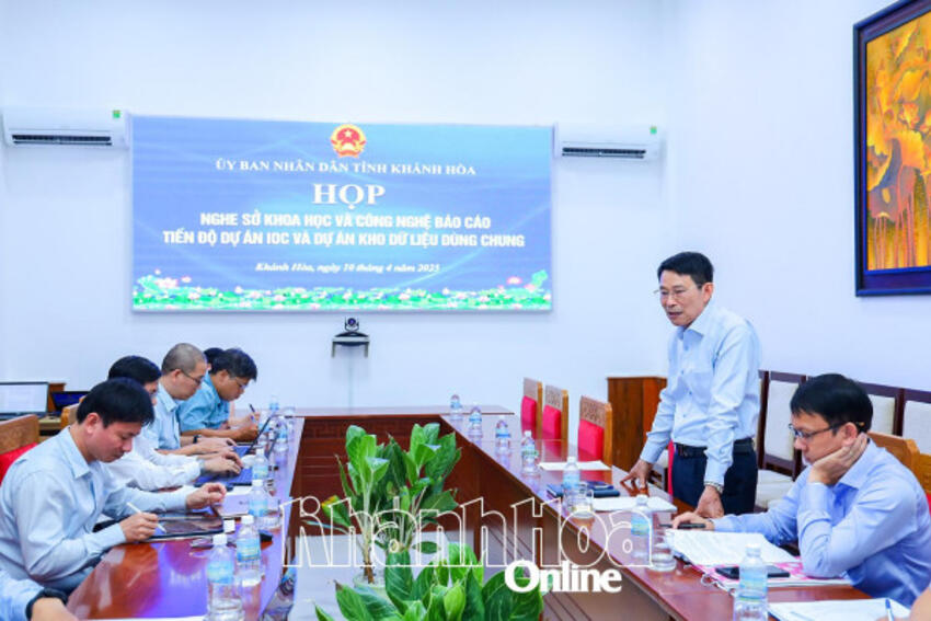 Ngày 29-4, Trung tâm Giám sát điều hành thông minh tỉnh Khánh Hòa sẽ đi vào hoạt động