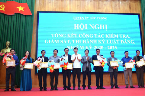 Đức Trọng tổng kết công tác kiểm tra, giám sát và thi hành kỷ luật Đảng nhiệm kỳ 2020-2025