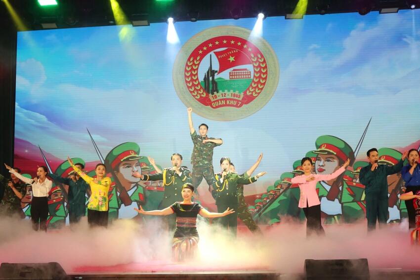 Đội Quân khu 7 đoạt giải xuất sắc tại Hội thi Dân vận khéo toàn quân lần thứ I khu vực phía Nam