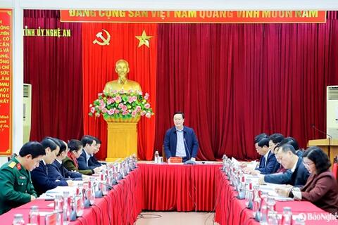 Ban Thường vụ Tỉnh ủy cho ý kiến vào dự thảo lần đầu Báo cáo chính trị trình Đại hội Đảng bộ tỉnh lần thứ XX