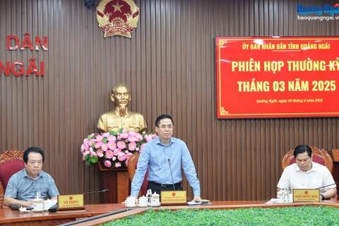 UBND tỉnh họp phiên thường kỳ tháng 3/2025