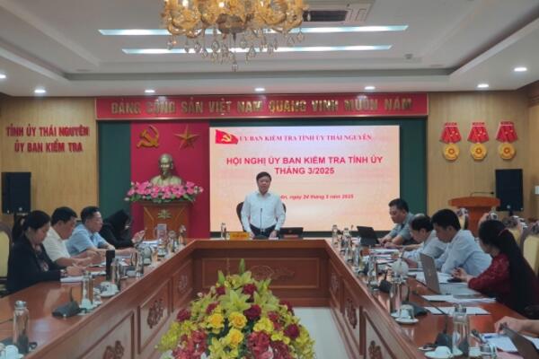 Kỳ họp thứ 36 Ủy ban Kiểm tra Tỉnh ủy