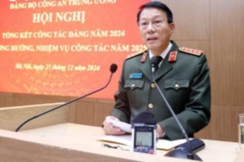 Đảng ủy Công an Trung ương triển khai nhiệm vụ công tác đảng năm 2025 và trao Giải Búa liềm vàng lần thứ IX trong Công an nhân dân