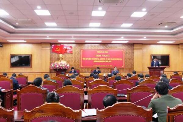 Tỉnh ủy Lai Châu tổng kết công tác kiểm tra, giám sát năm 2024 và triển khai nhiệm vụ năm 2025
