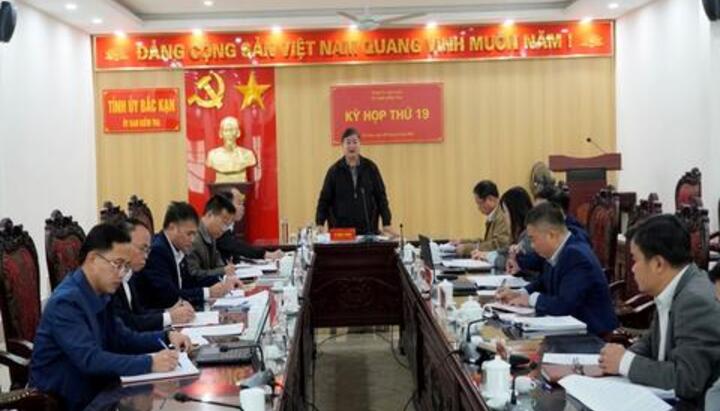 Kết quả Kỳ họp thứ 19 của UBKT Tỉnh ủy Bắc Kạn