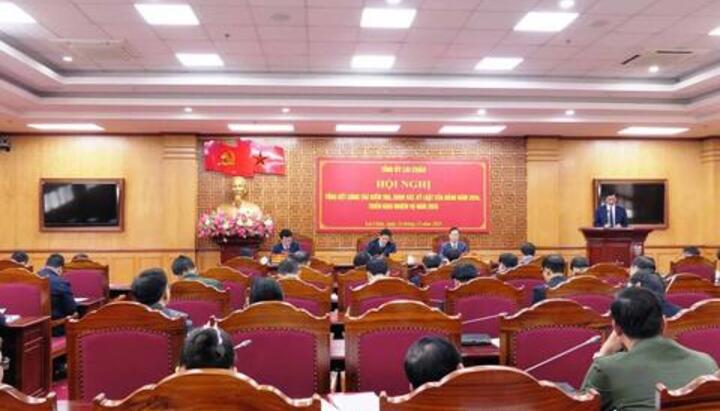 Tỉnh ủy Lai Châu tổng kết công tác kiểm tra, giám sát năm 2024 và triển khai nhiệm vụ năm 2025
