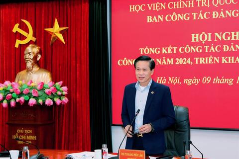 Ban Công tác Đảng - Đoàn thể; Ban Thanh tra tổ chức Hội nghị tổng kết công tác năm 2024 và triển khai nhiệm vụ năm 2025