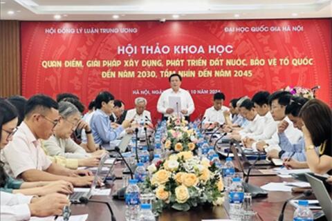 Luận cứ khoa học để hoạch định đường lối phát triển đất nước, bảo vệ Tổ quốc đến năm 2030, tầm nhìn 2045