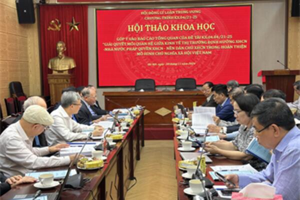 Hội thảo khoa học đề tài KX.04.04/21-25