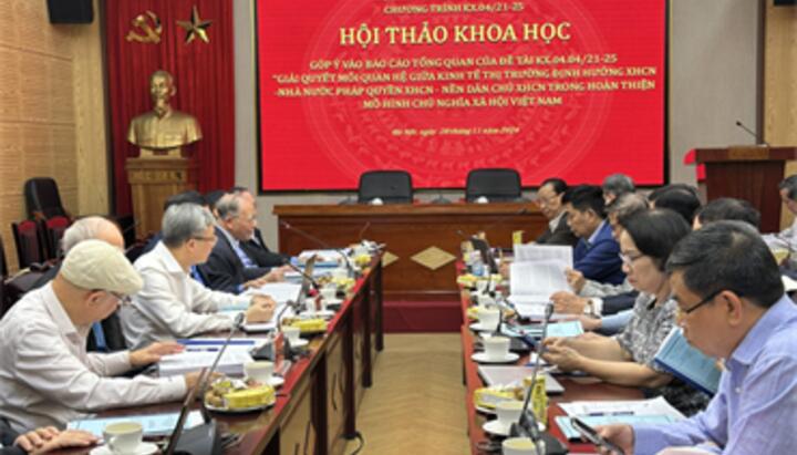 Hội thảo khoa học đề tài KX.04.04/21-25
