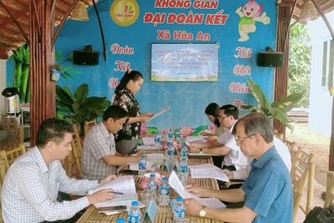 “Không gian đại đoàn kết” góp phần đổi mới phương thức hoạt động công tác dân vận ở tỉnh Đồng Tháp