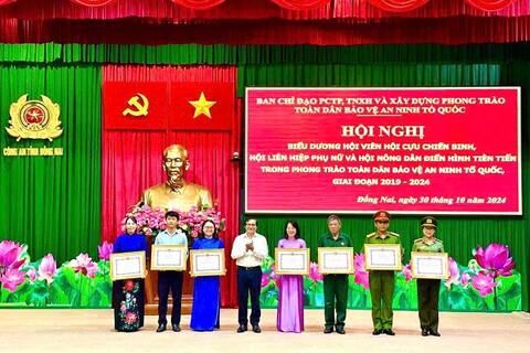Hội LHPN tỉnh Đồng Nai đóng góp tích cực vào phong trào Toàn dân bảo vệ an ninh Tổ quốc